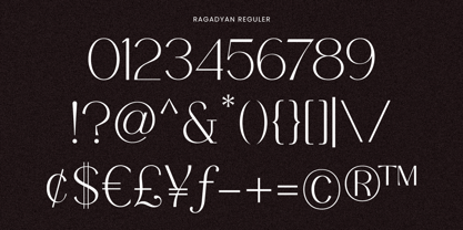 Ragadyan Font Poster 4