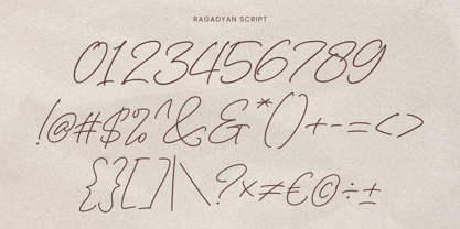 Ragadyan Font Poster 5