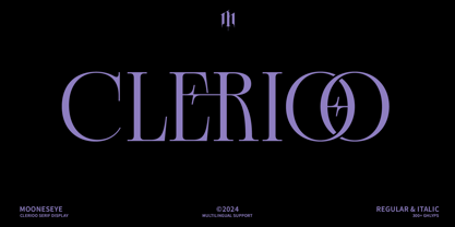 Clerioo Serif Font Poster 1