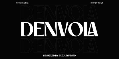 Denvola Display Font Poster 1