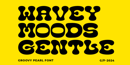 Groovy Pearl Font Poster 7