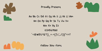 Fallow You Font Poster 2