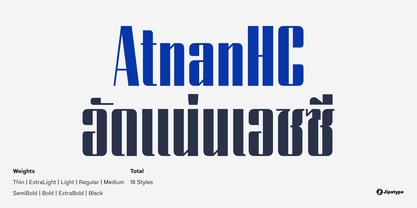 Atnan HC Font Poster 1