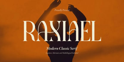 Raxiael Font Poster 1