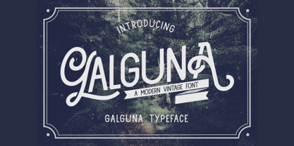 Galguna Font Poster 1