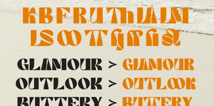 Glare Font Poster 10