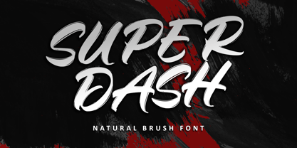 Super Dash Font Poster 1