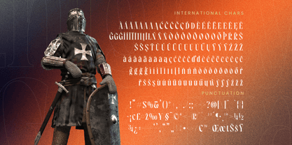 Knighty Gheffta Font Poster 15