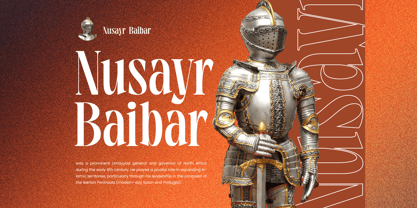 Knighty Gheffta Font Poster 7