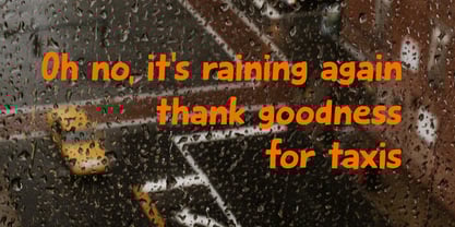 Smelly Taxi Font Poster 4