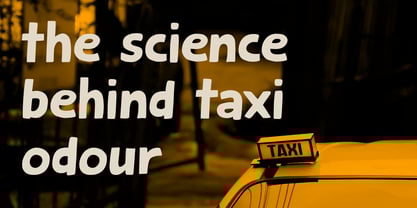 Smelly Taxi Font Poster 2