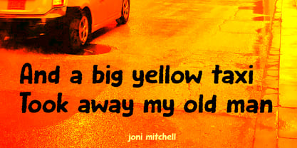 Smelly Taxi Font Poster 3