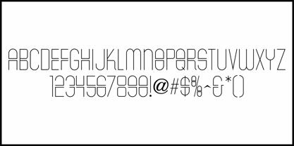 Unusual Deco JNL Font Poster 3