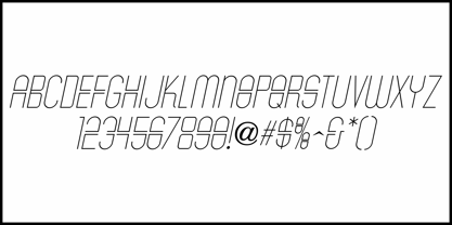 Unusual Deco JNL Font Poster 5