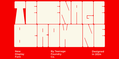 TF Browne Font Poster 1