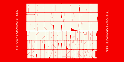 TF Browne Font Poster 7