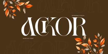 Ackor Font Poster 1