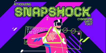 Snapshock Font Poster 1