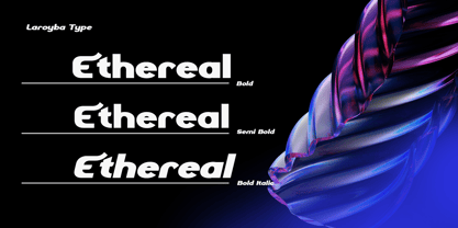 Ethereal Sans Font Poster 6