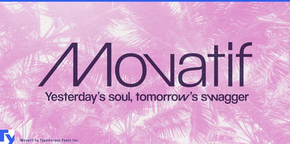 Movatif Font Poster 1