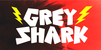 Grey Shark Font Poster 1