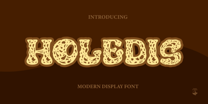 Holedis Font Poster 1