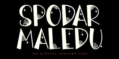 MC Spodar Maledu Font Poster 1