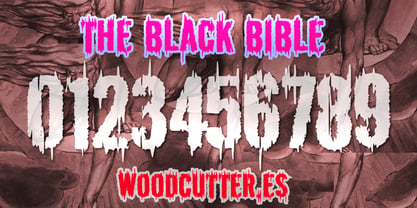 The Black Bible Font Poster 6