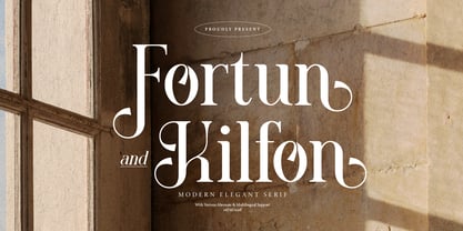 Fortun Kilfon Font Poster 1