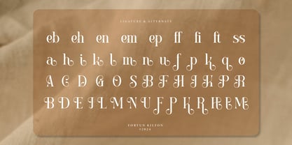 Fortun Kilfon Font Poster 15