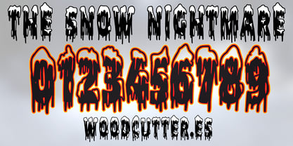 The Snow Nightmare Font Poster 6