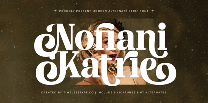 Nofiani Katrie Font Poster 1