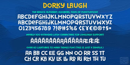 Dorky Laugh Font Poster 7