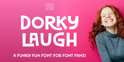 Dorky Laugh Font Poster 1