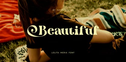 Lolita Meria Font Poster 2