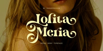 Lolita Meria Font Poster 1