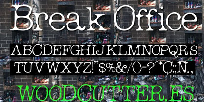 Break Office Font Poster 3