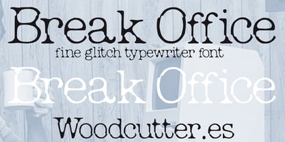 Break Office Font Poster 1