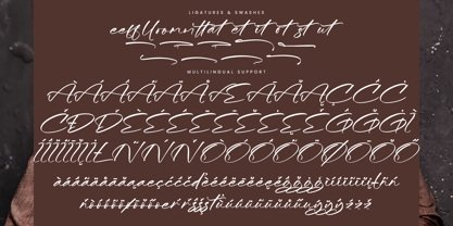 Ridgetone Garden Font Poster 14