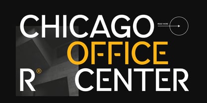 Obtegra Font Poster 2