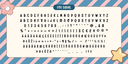 Fox Daniel Font Poster 7