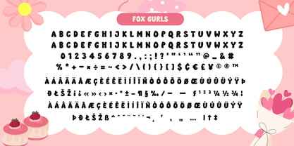 Fox Gurls Font Poster 7