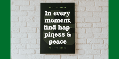 Parfect Silent Font Poster 7