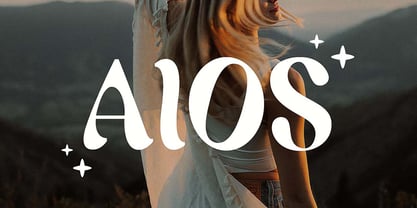 Peacock Showier Font Poster 4