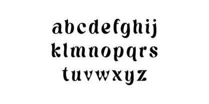 Peacock Showier Font Poster 8