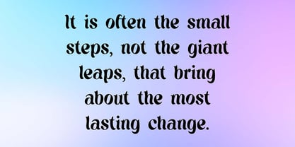 Peacock Showier Font Poster 7