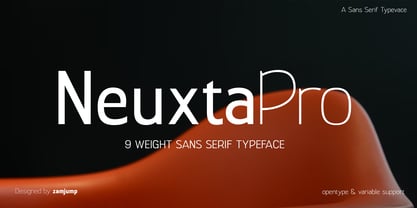 Neuxta Pro Font Poster 1