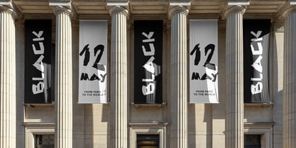 Remix de Paris Font Poster 4