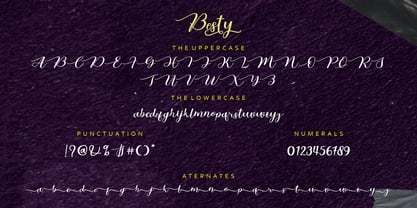 Besty Font Poster 8