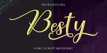 Besty Font Poster 1